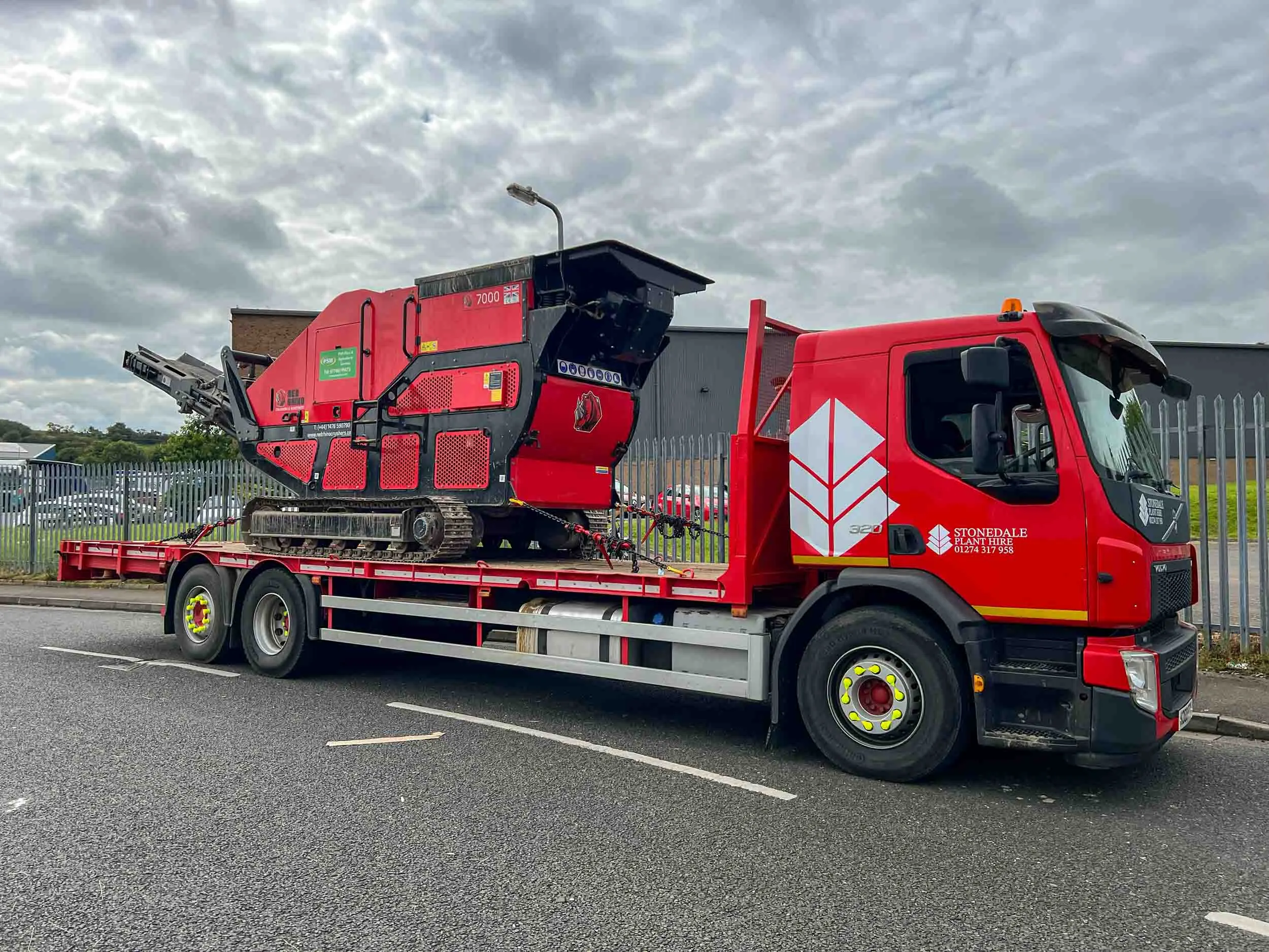 Stonedale Plant Hire Transport Truck Easy Delivery
